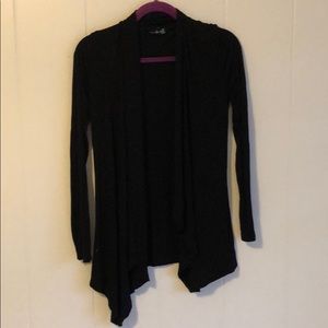 Black basic cardigan